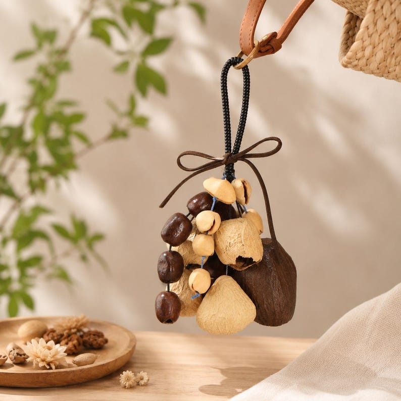 Carillon éolien en forme de coquillages, fait main, 9,06 pouces, décor pour cour, balcon et intérieur